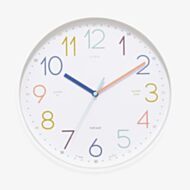 Acctim Afia White Dial Teaching Wall Clock 22752