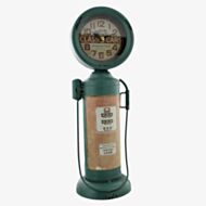 Hometime Gas Pump Metal Mantel Clock W2782