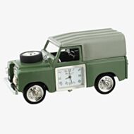 WM Widdop Miniature Green 4 Wheel Drive Clock 9452