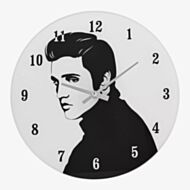 Hometime King Of Rock Glass Wall Clock W8063
