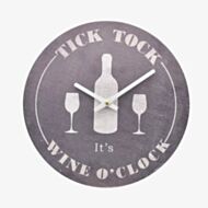 Hometime Tick Tock Its Wine OClock Wall Clock W802203 (Assorted 2)