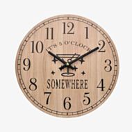 Hometime Its 5 Oclock Somewhere Wall Clock W802203 (Assorted 3)