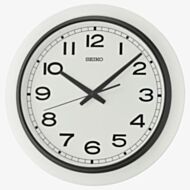 Seiko Clocks Timeless White Quiet Sweep Wall Clock QXA813W