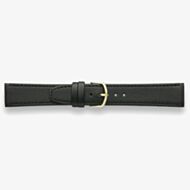 Darlena Arundel Black Leather Gold Buckle Watch Strap 0901