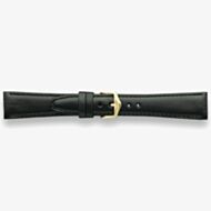 Darlena Montrose Black Leather Gold Buckle Watch Strap 1217