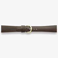Darlena Windsor XL Brown Leather Gold Buckle Watch Strap 1201XL