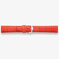 Darlena Lulworth Red Leather Silver Buckle Watch Strap 1209