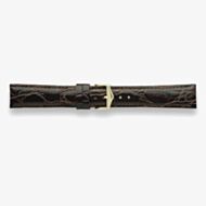 Darlena Tewkesbury Brown Crocodile Leather Watch Strap LS1355 BRN Y