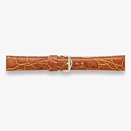 Darlena Tewkesbury Tan Crocodile Leather Watch Strap LS1355 TAN Y
