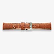 Darlena Cambridge Tan Silver Buckle Leather Watch Strap LS1395 TAN SS