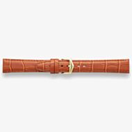 Darlena Lulworth Light Brown Leather Gold Buckle Watch Strap 1209