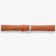 Darlena Lulworth Light Brown Leather Silver Buckle Watch Strap 1209W
