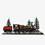 Toy Shop Snow Country Train Brick Building Set Gift XM15907