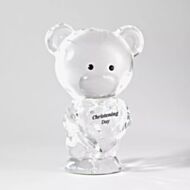 Crystocraft Crystal Bear Christening Day Gift SP3639