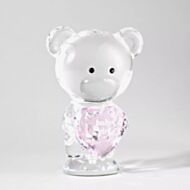 Crystocraft Crystal Bear Baby Girl Gift SP3641