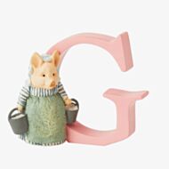 Peter Rabbit Decorative Aunt Pettitoes Letter G A4999