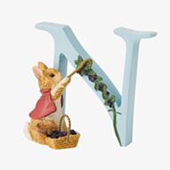 Peter Rabbit Decorative Cotton-Tail Letter N A5006