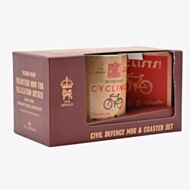 Harvey Makin Bicycle Brigade Mug And Coaster Set HM2530