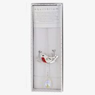 White 3D Robin Suncatcher 339350 (WHT)