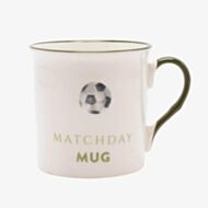White Football Match Day Mug HM2797