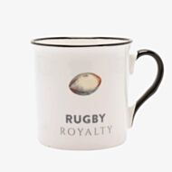 White Rugby Royalty Mug HM2801