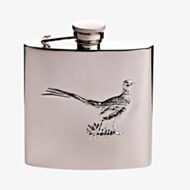 Harvey Makin Classic Metal Pheasant Hip Flask HM2757