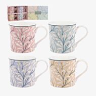 Willaim Morris Set Of Four Willow Bough Mugs LP96984A
