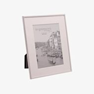 Impressions Silver Plated White Boarder 5x7 Inch Photo Frame FS16057