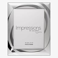 Impressions Silverplated Two Tone Swirl 8x10 Inch Photo Frame FS100780