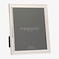 Impressions Silverplated Beaded Edge 8x10 Inch Photo Frame FS128180