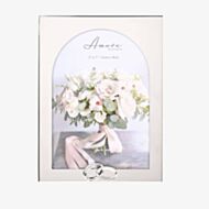 Amore Wedding Rings Arched 5X7 Photo Frame AM26657