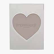 Impressions Heart Aperture 5X5 Photo Frame FS21955