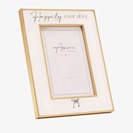 Amore Happily Ever After 4x6 Bow Photoframe AM347
