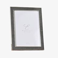 Grey 5x7 Faux Shagreen Photo Frame FS78357