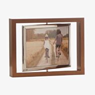 Copper Silver Spin 7x5 Photo Frame 275406