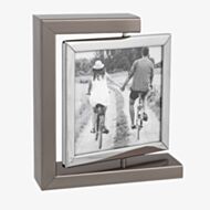 Shudehill Dark Silver Spin 4x6 Photo Frame 326103