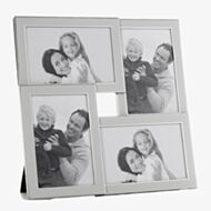 Silver Plated 4 Photo Collage Photo Frame 79304