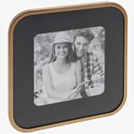 Gold 4x4 Square Curved Photo Frame 353751