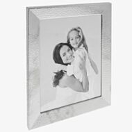 Silver Plated 8x10 Hammered Photo Frame 357042