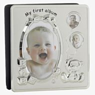 Satin Silver My First Photo Album 50040
