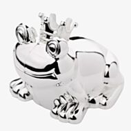 Bambino Silver Plated Frog Money Box Gift BM237