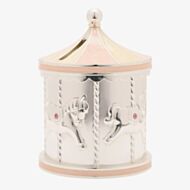 Bambino Pink Carousel Money Box Gift CG1920P