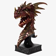 Mystic Lengends Red Dragons Head Bust Figurine 69554