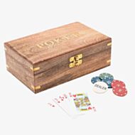 Harvey Makin Wooden Poker Set Gift HM2211