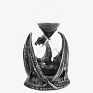 Mystic Legends Silver Dragon Sand Timer Ornament 69531