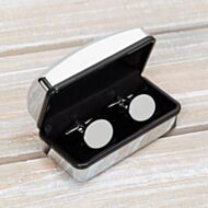 Harvey Makin Oval Cufflinks In Engraveable Box CL284