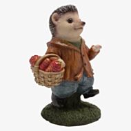 Country Living Hedgehog With Basket Figurine CL527