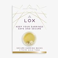Connoisseurs Lox Gold Tone Earring Backs LOX 2GE