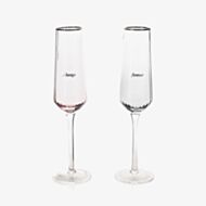 Amore Set Of 2 Always & Forever Flutes AM220