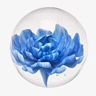 Objects D'Art Blue Flower Paper Weight Ornament 69708